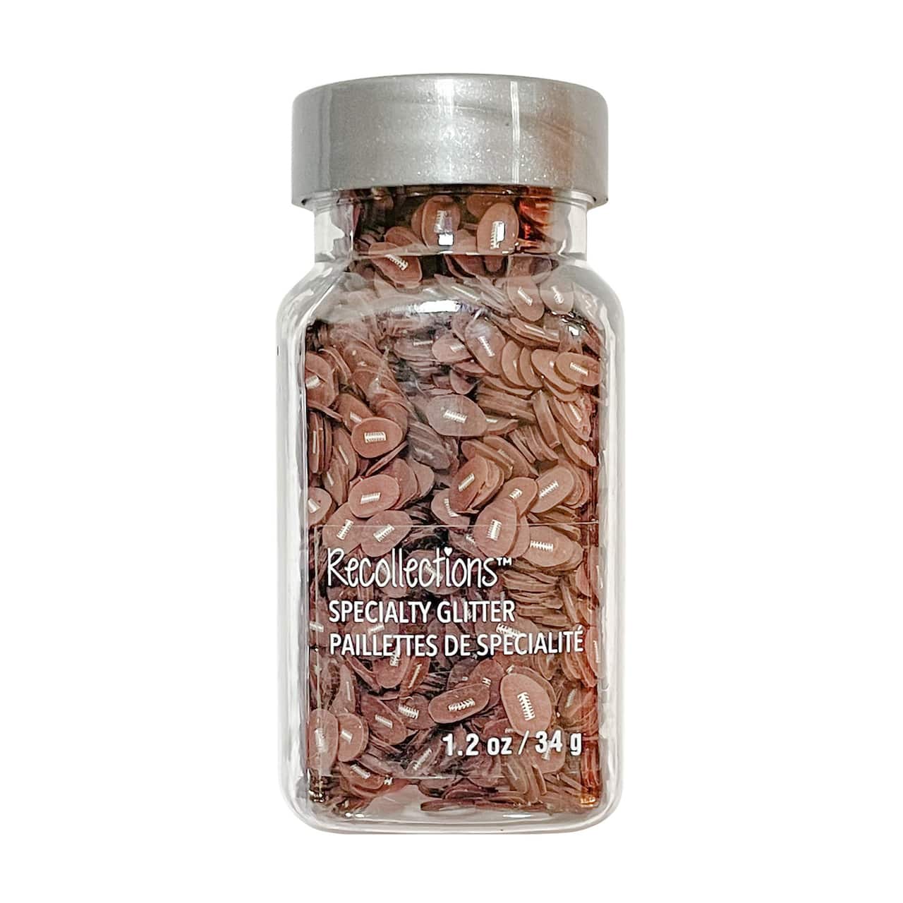 12 Pack: Football Specialty Glitter Shapes by Recollections™